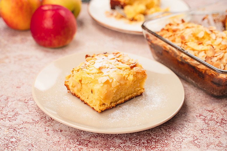 Apfelkuchen mit Nuss - Rezept