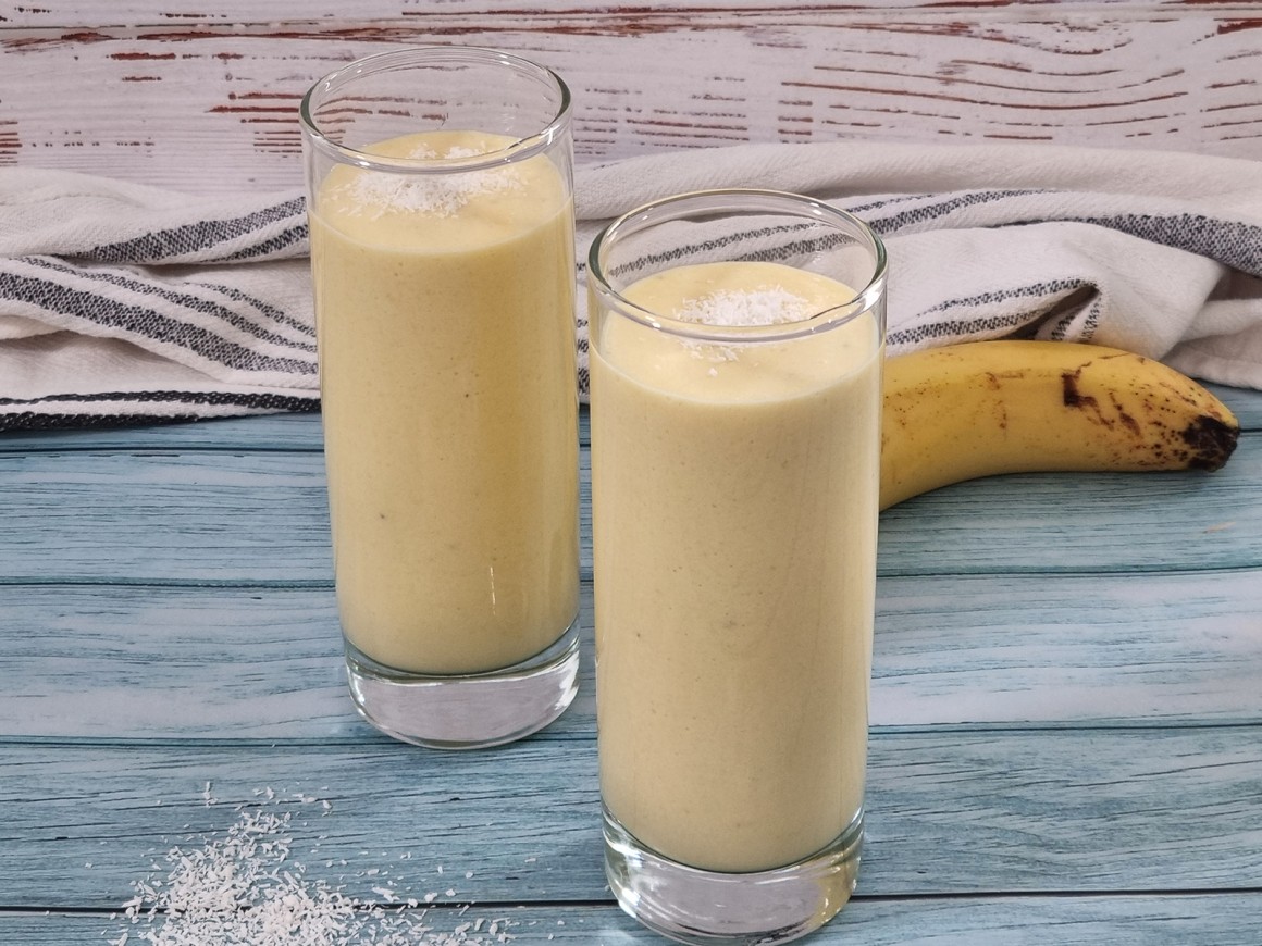 Mango-Bananen-Milchshake - Rezept