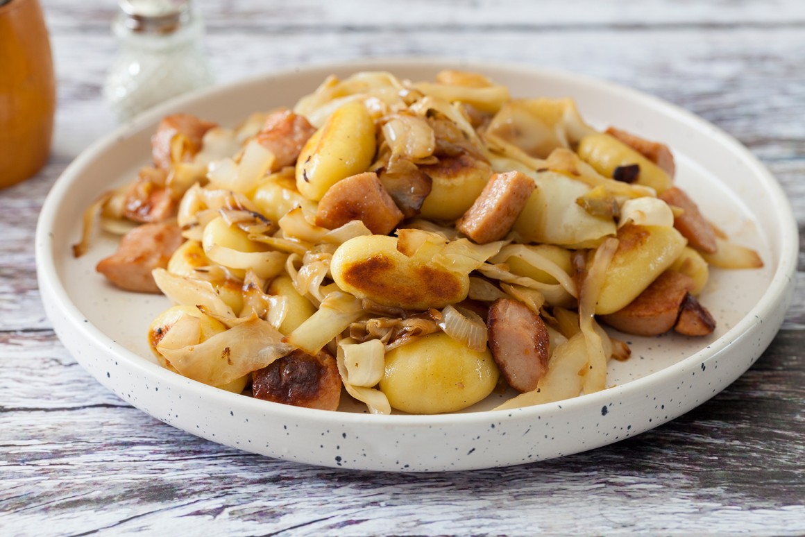 Gnocchipfanne mit Weißkohl - Rezept