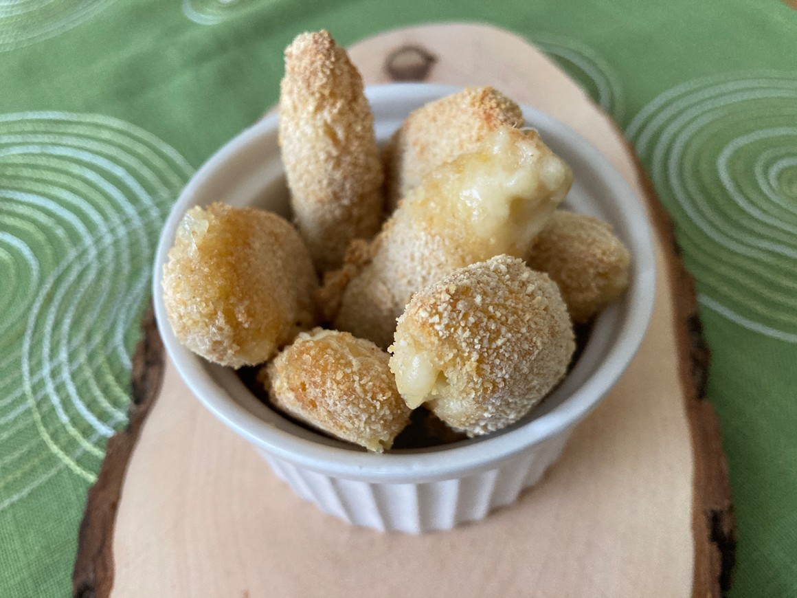 MozzarellaSticks aus der Heißluftfritteuse