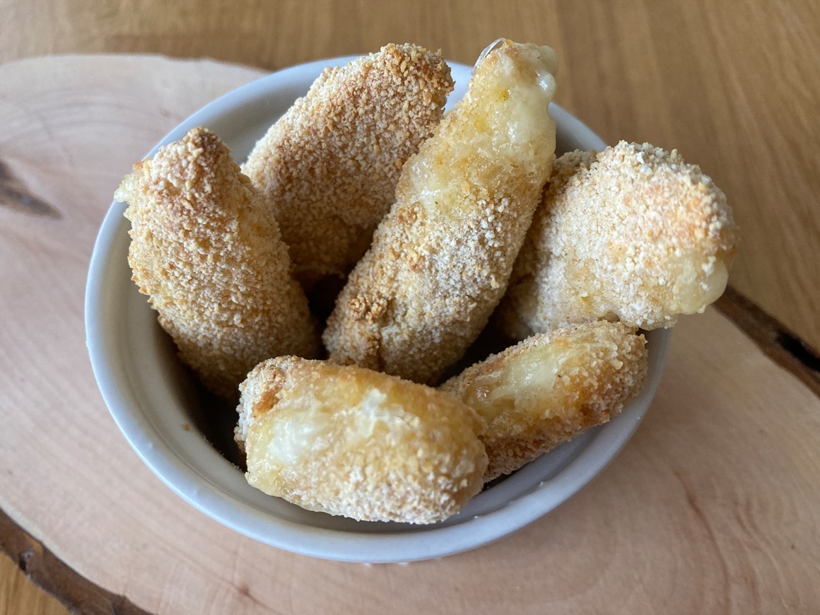 MozzarellaSticks aus der Heißluftfritteuse