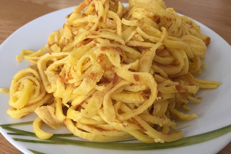 Selbstgemachte Riebele - Rezept