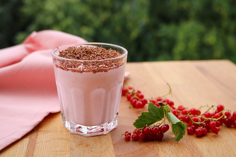 Johannisbeermousse