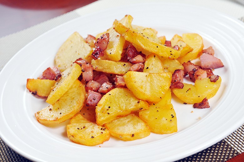 Bratkartoffeln mit Speck