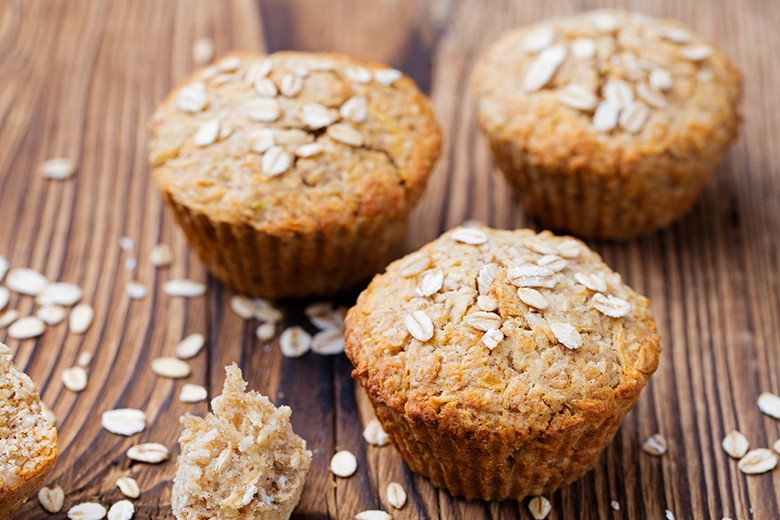 Apfelmuffins mit Haferflocken