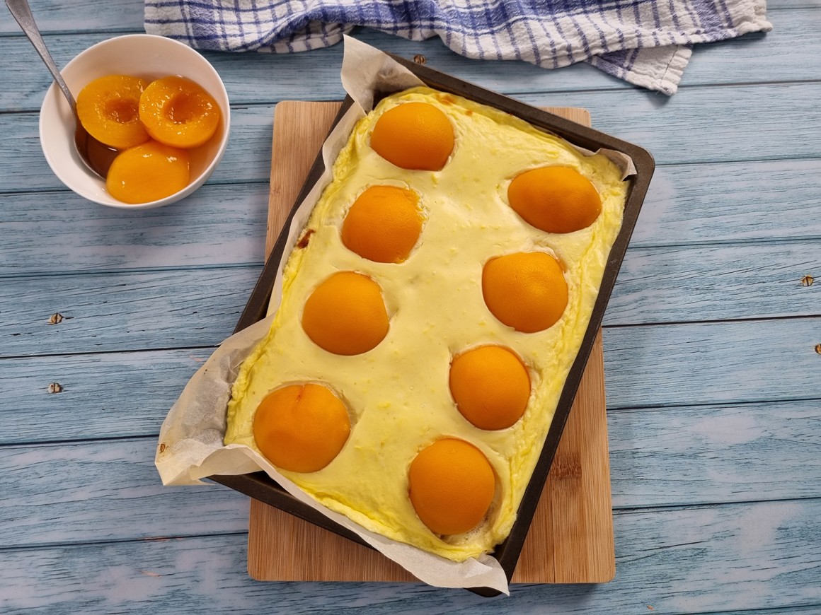 Spiegeleikuchen vom Blech