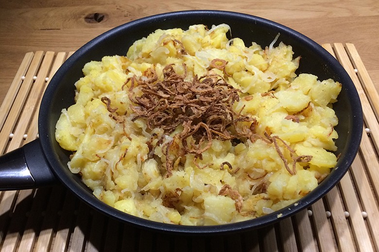 Bratkartoffeln mit Zwiebeln