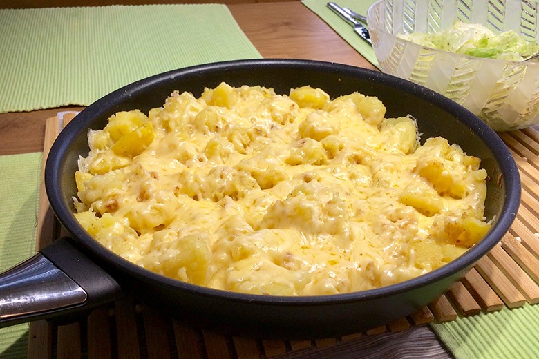 Bratkartoffeln mit Käse