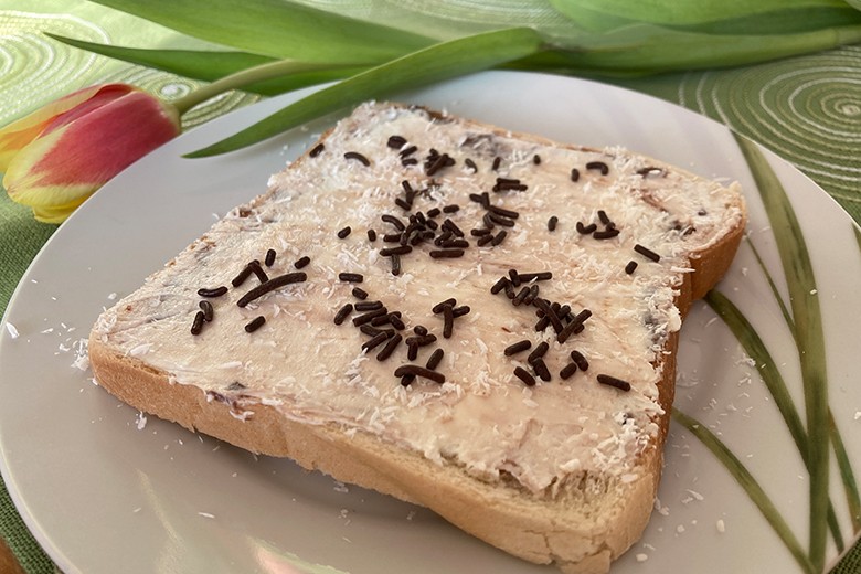 Schokotoasts mit Kokosquark