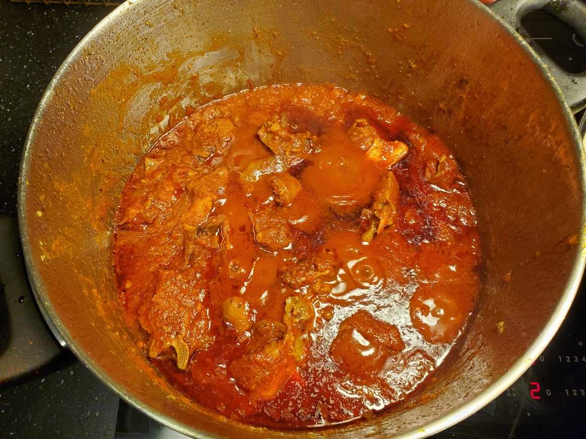 Sambischer Eintopf mit Lammfleisch
