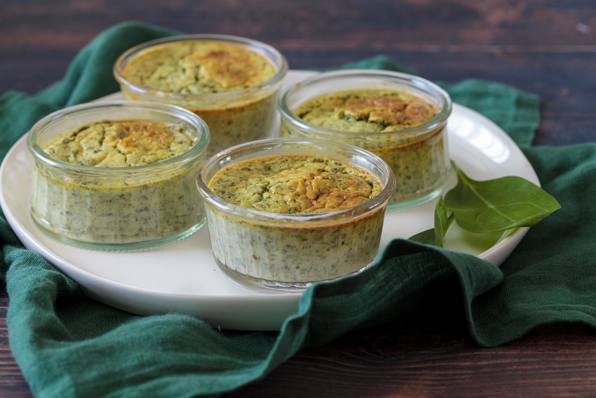 Spinatpudding