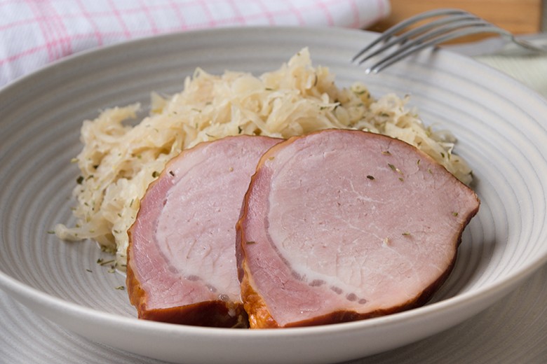 Kasseler mit Sauerkraut