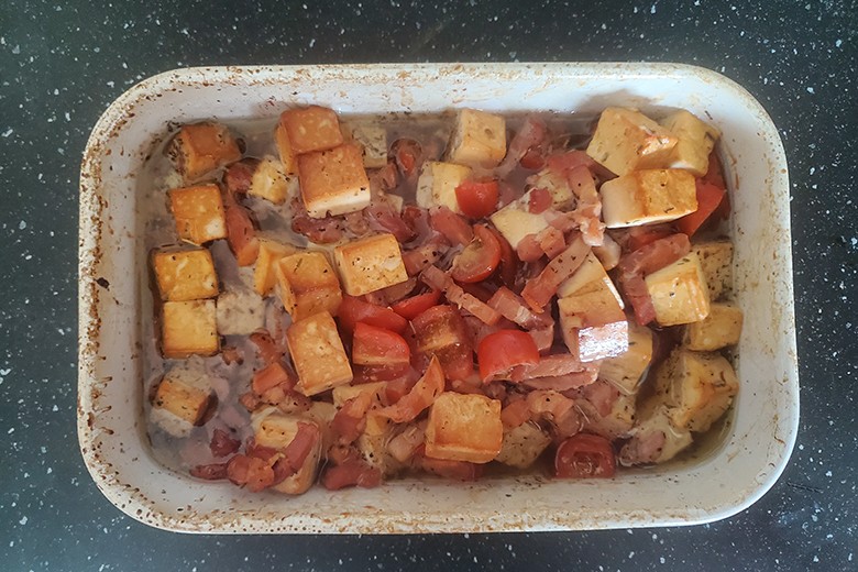 Rauchige Salatbeilage