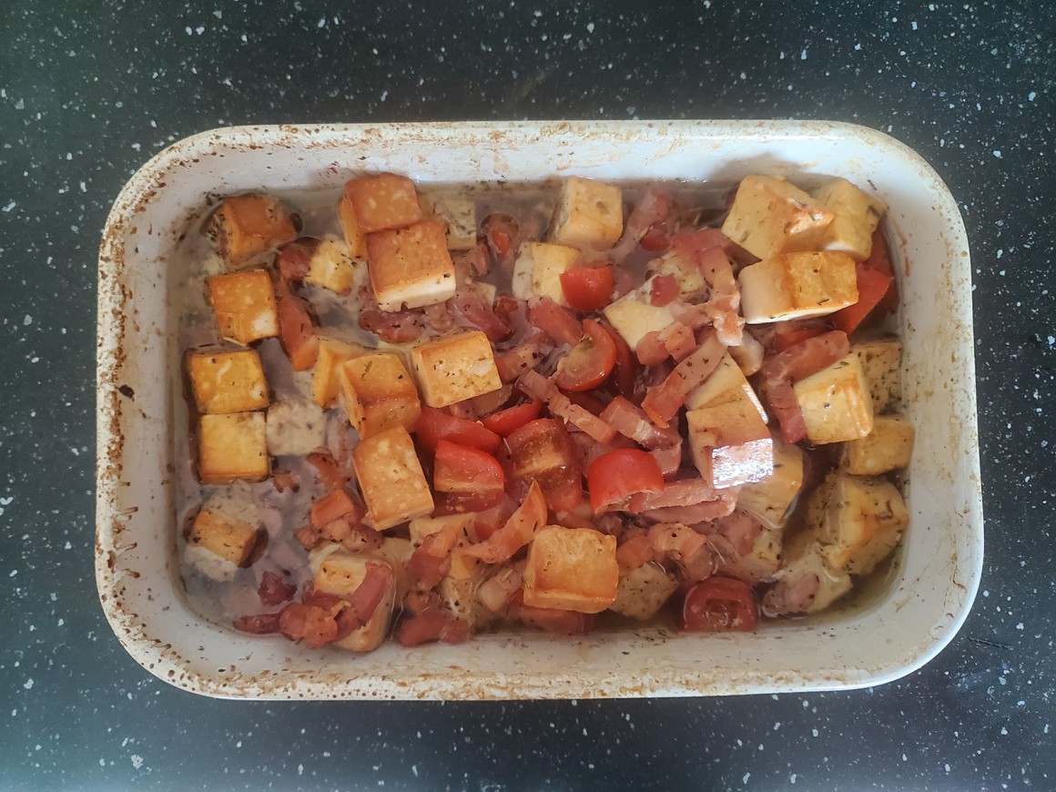 Rauchige Salatbeilage