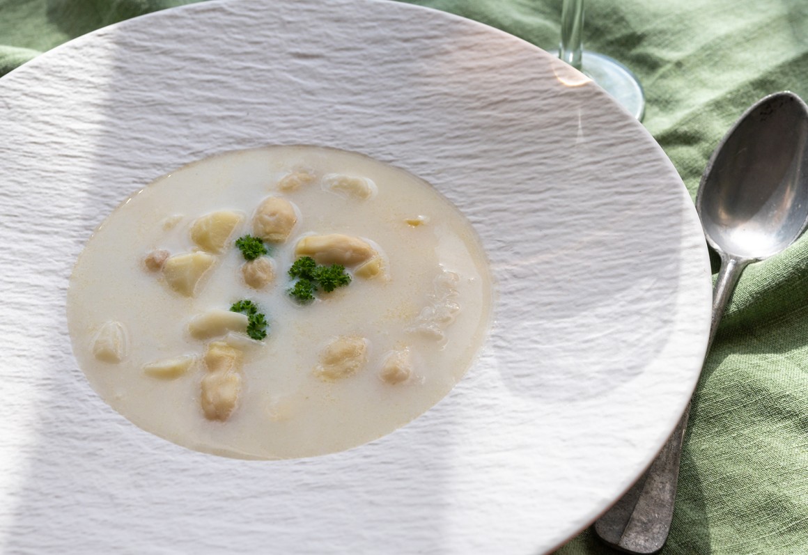 Einfache Spargelsuppe
