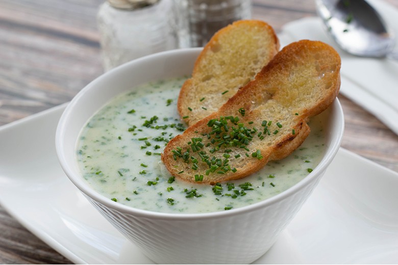 Brennnesselcremesuppe