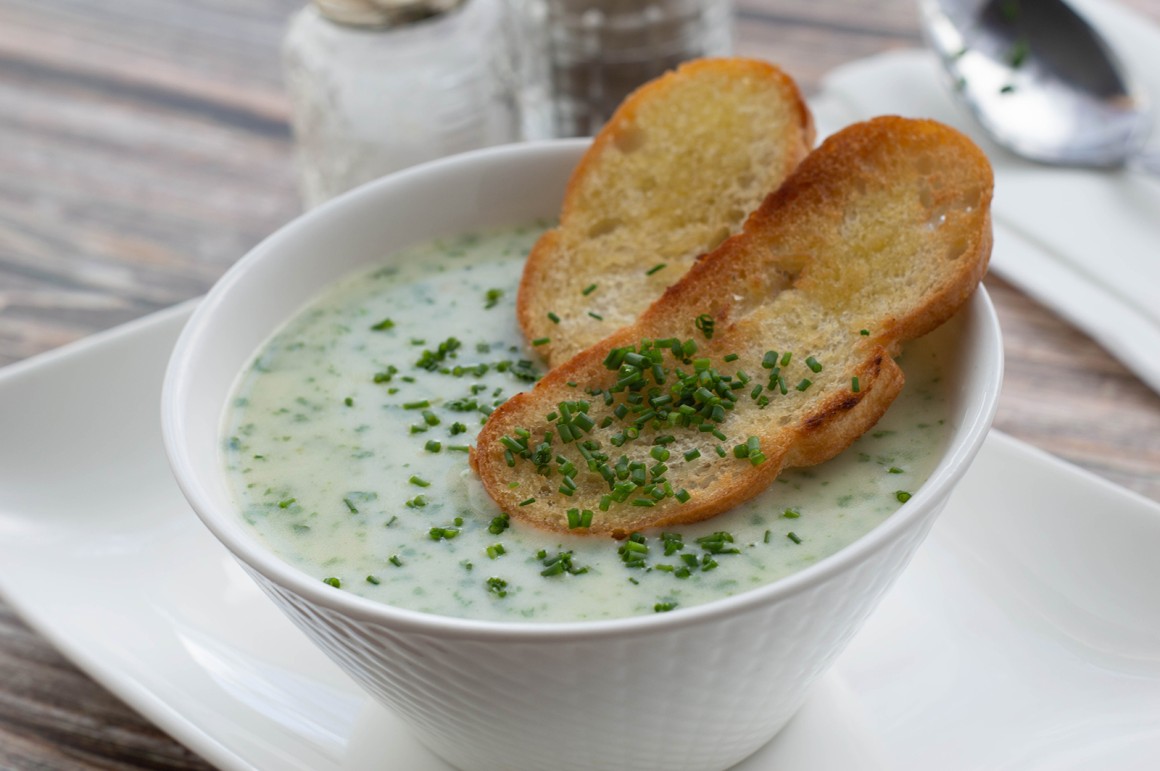 Brennnesselcremesuppe