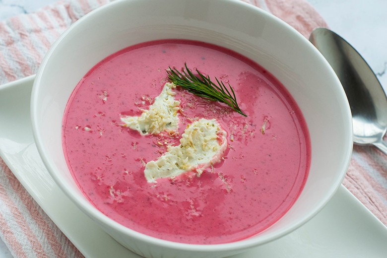 Cremige Rote-Bete-Suppe
