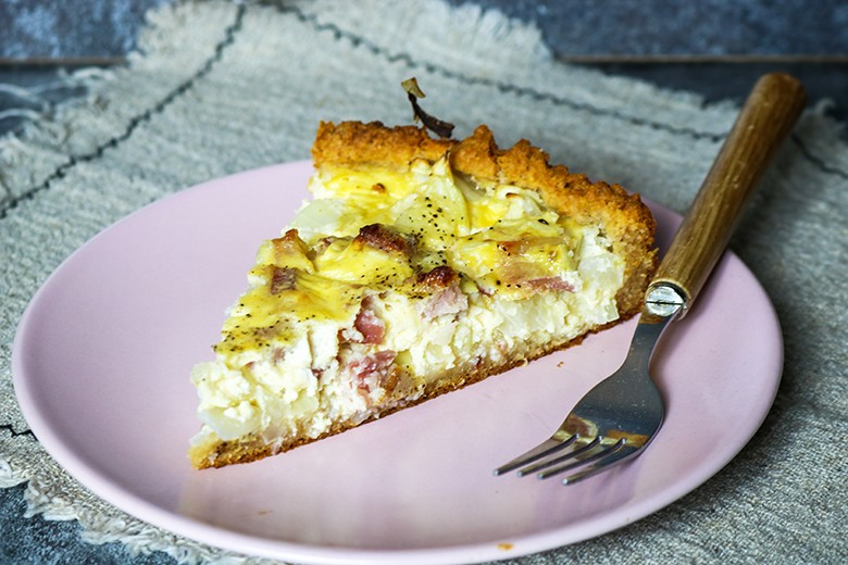 Zwiebelkuchen ohne Mehl