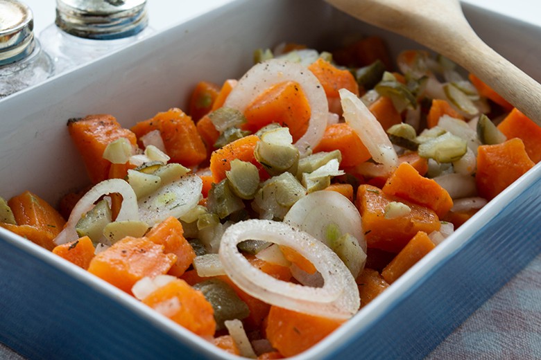Einfacher Süßkartoffelsalat