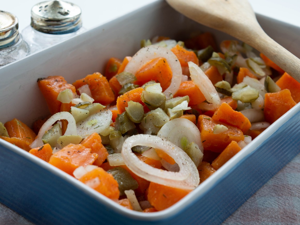 Einfacher Süßkartoffelsalat