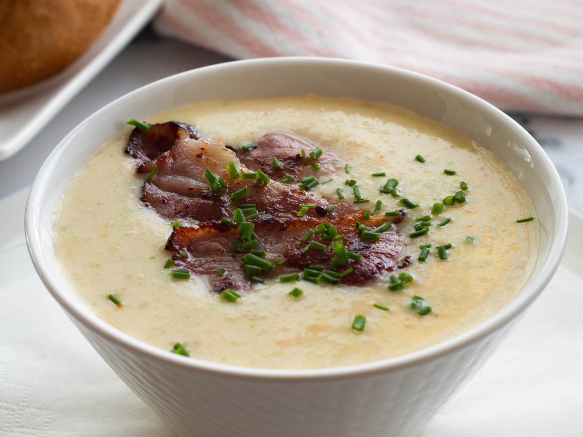 Topinambursuppe mit Kartoffeln - Rezept