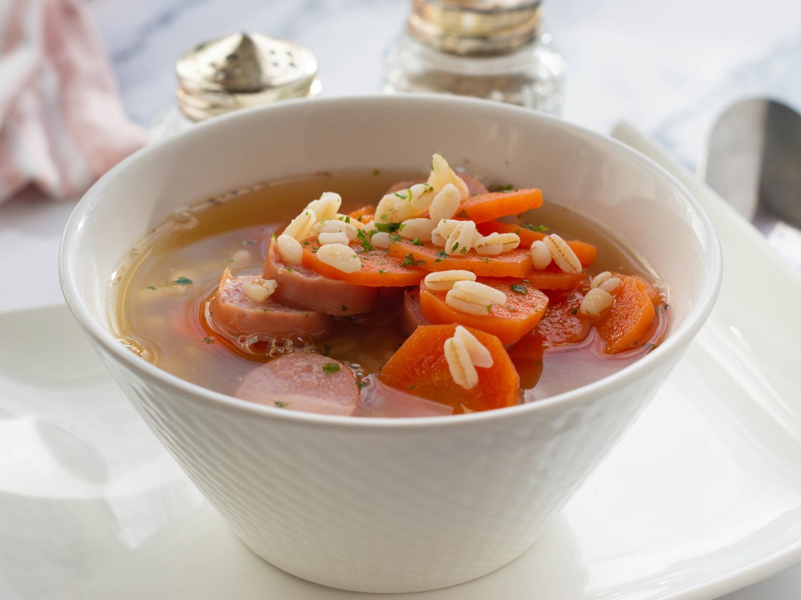 Möhren-Graupeneintopf - Rezept