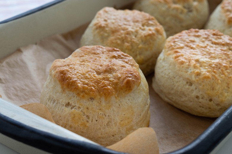 Weiße Schokolade-Scones