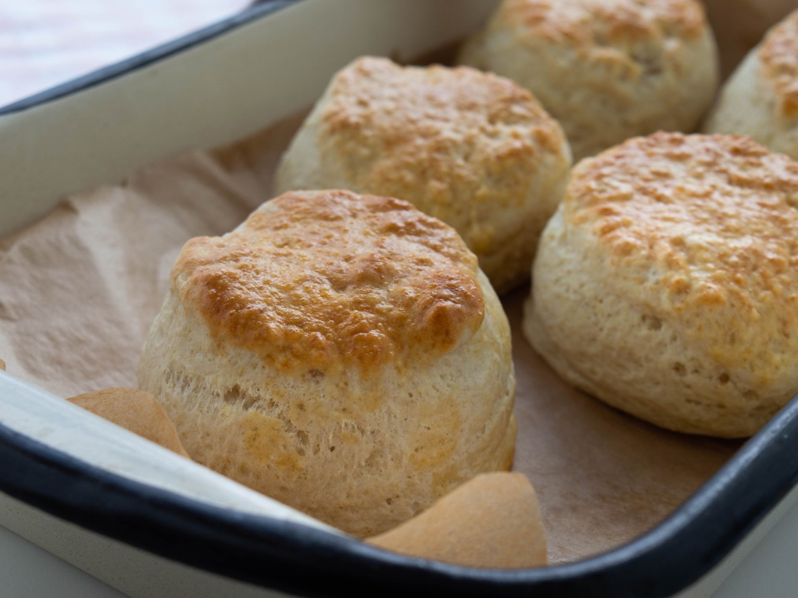Weiße Schokolade-Scones