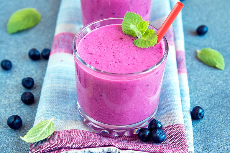 Blaubeer-Smoothie