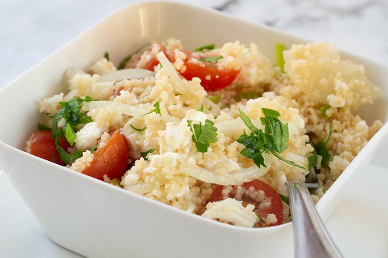 Couscous-Salat mit Feta