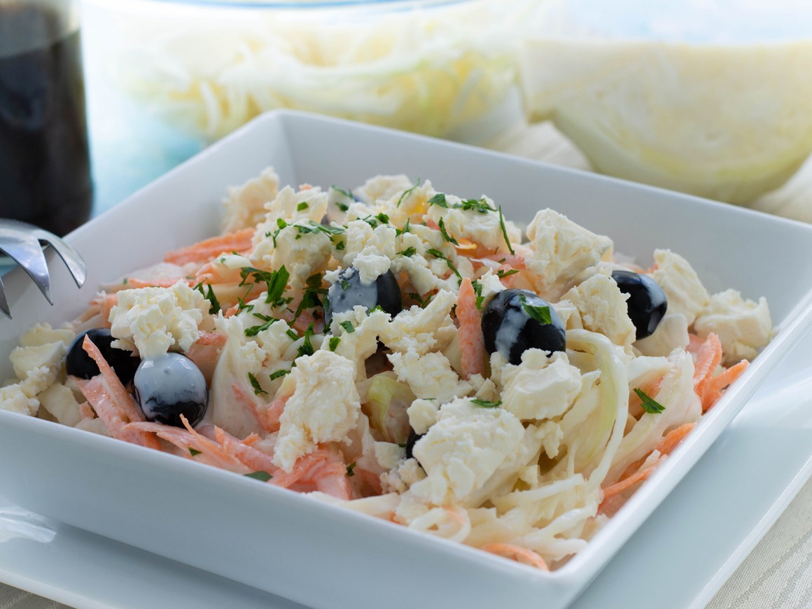 Griechischer Weißkrautsalat