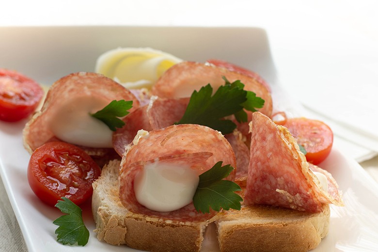 Salami-Häppchen