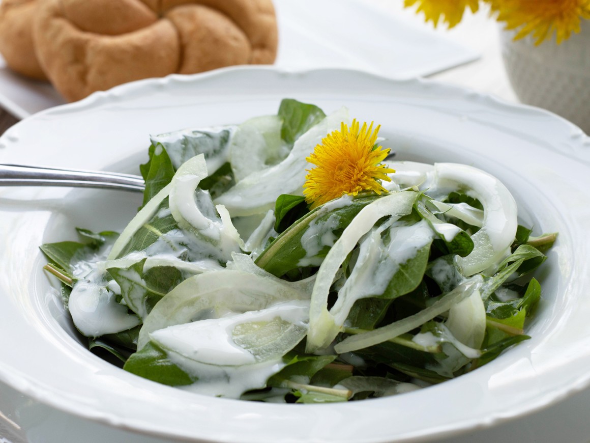 Omas Löwenzahnsalat