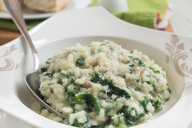 Spinat Risotto