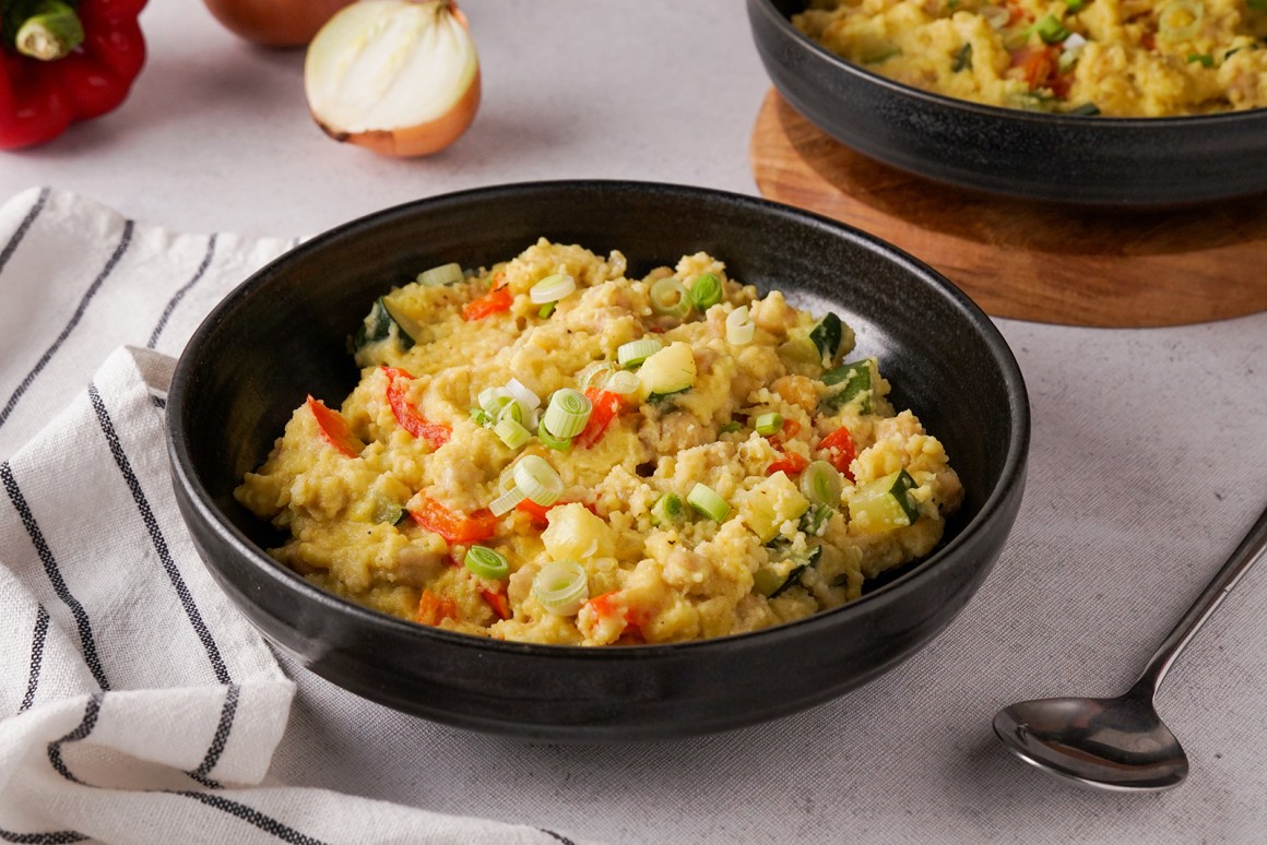 Vegane Gemüsepfanne mit Couscous