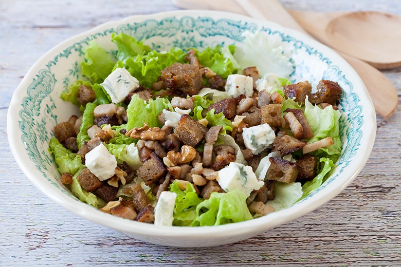 Endiviensalat mit Speck