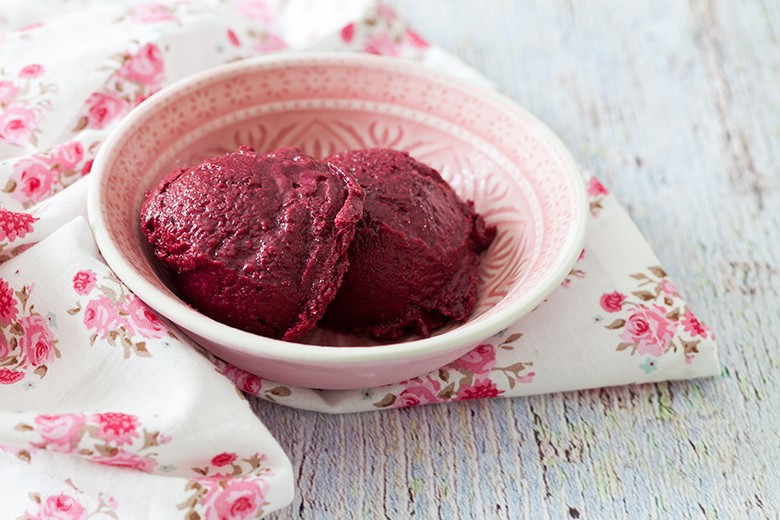 Beerensorbet