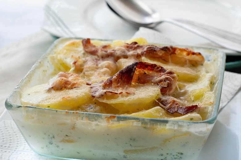 Kartoffelauflauf mit Kräutern