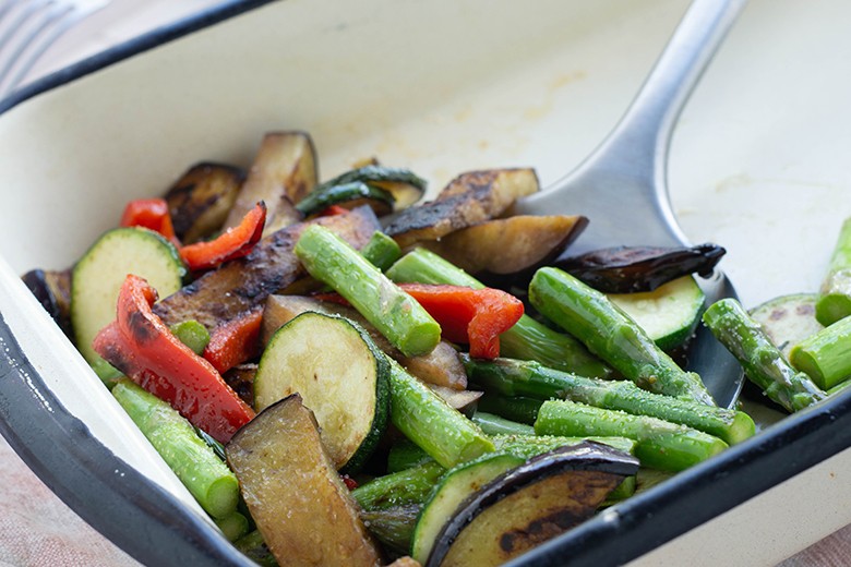 Ofengemüse mit Spargel