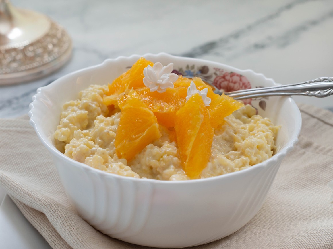 Hirse-Orangen-Quark