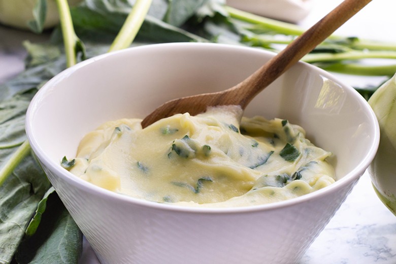 Kartoffelbrei mit Kohlrabi