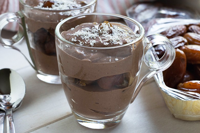 Veganes Schoko-Schichtdessert
