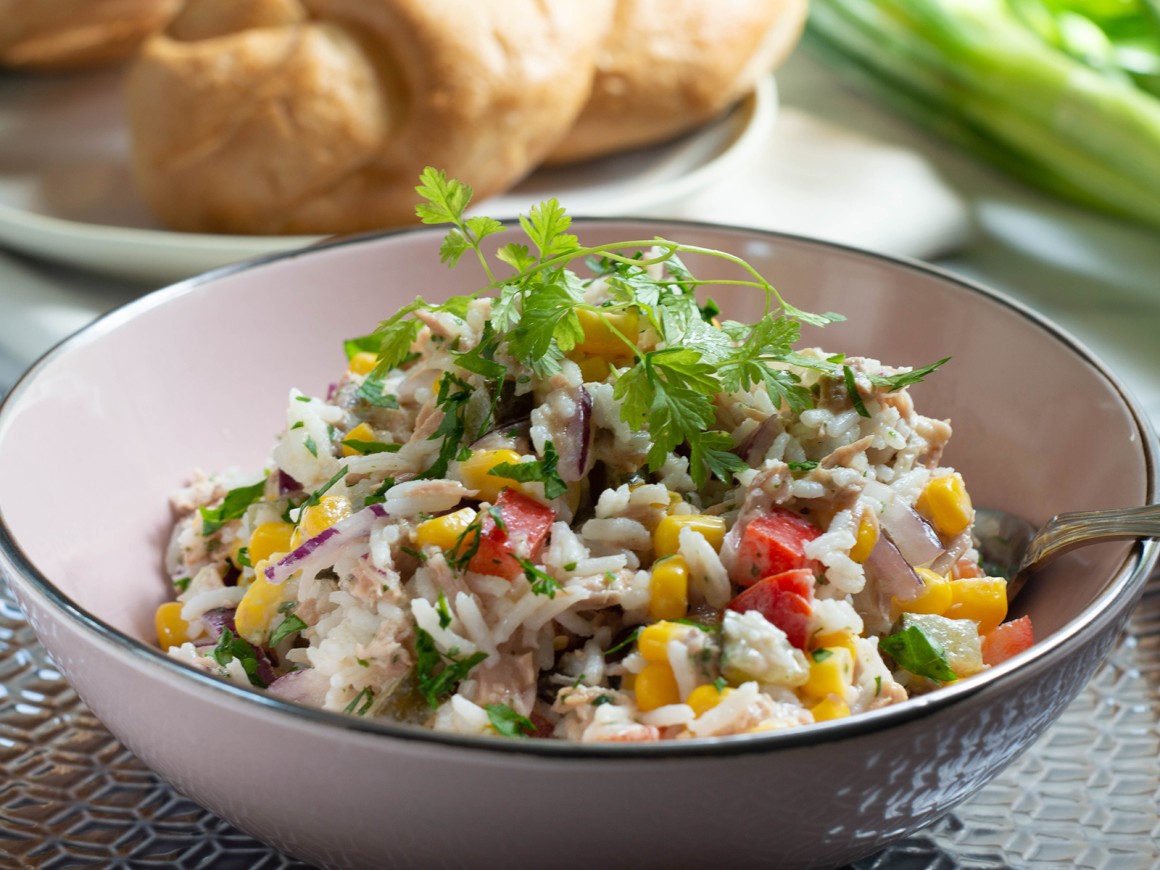 Reissalat mit Thunfisch - Rezept