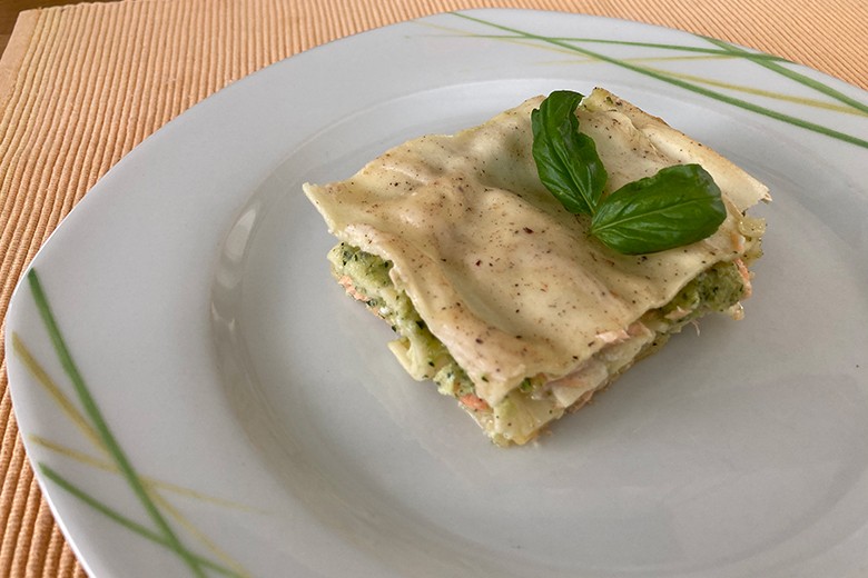 Lasagne mit Lachs