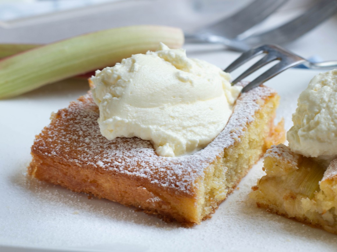 Rhabarberkuchen vom Blech