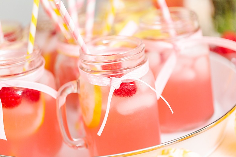 Apfel-Himbeer-Schorle - Rezept