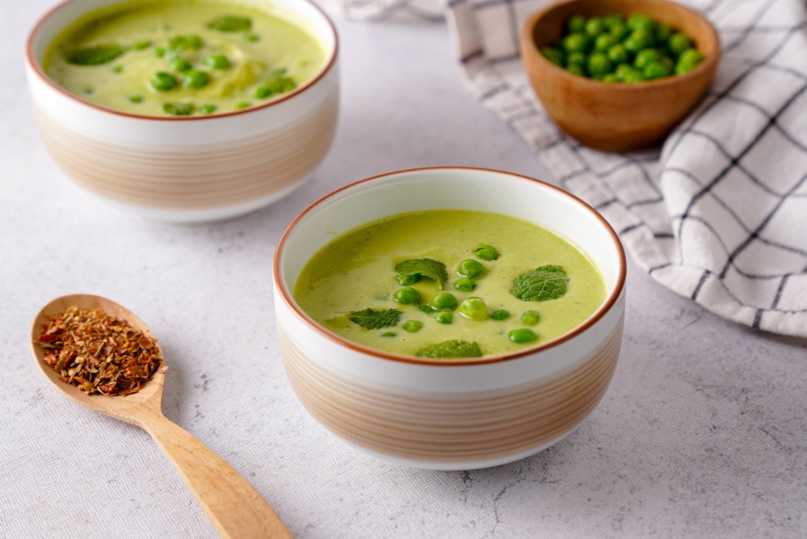 Erbsen-Kokos-Suppe - Rezept