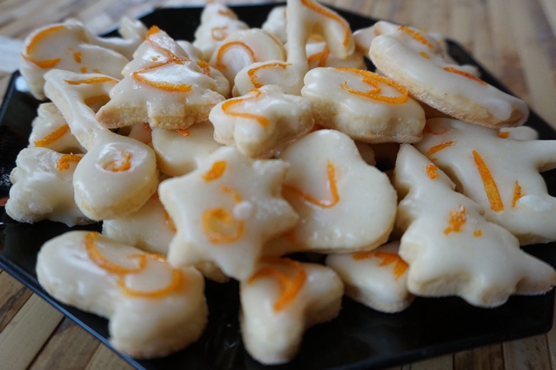Orangenplätzchen