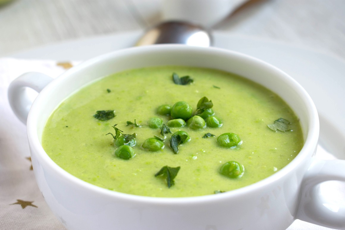 Erbsen-Kokos-Suppe - Rezept